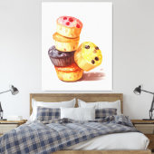 Fall des Muffin Tower Leinwanddruck (Insitu (Schlafzimmer))