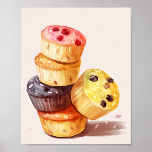 Fall des Muffin Tower Poster (Vorne)