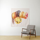 Fall des Muffin Tower Wandteppich (Beispiel (Horizontal))