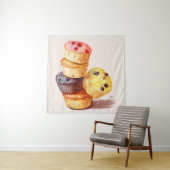 Fall des Muffin Tower Wandteppich (Beispiel)