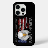 Fall des mutigen amerikanischen Herzens Case-Mate iPhone Hülle (Rückseite)