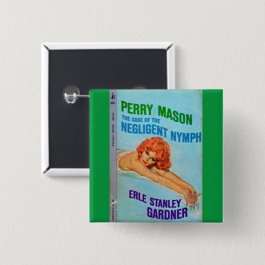 Fall des Negligent Nymph Buchdecks Button (Vorne & Hinten)
