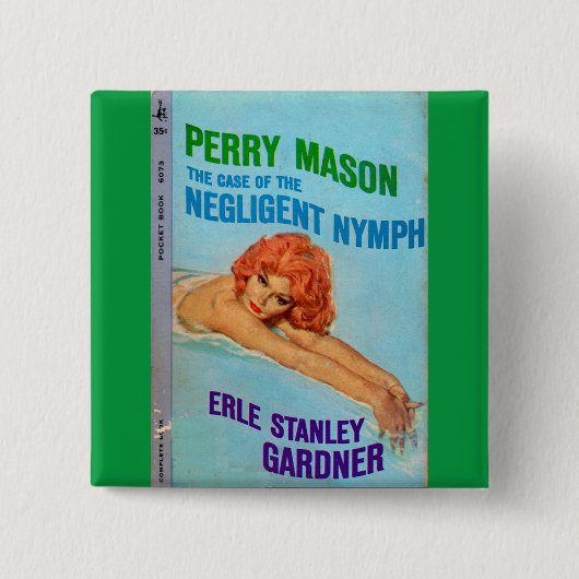 Fall des Negligent Nymph Buchdecks Button (Vorderseite)