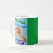 Fall des Negligent Nymph Buchdecks Kaffeetasse (Vorderseite Links)