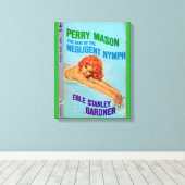 Fall des Negligent Nymph Buchdecks Leinwanddruck (Insitu (Holzboden))