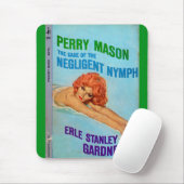 Fall des Negligent Nymph Buchdecks Mousepad (Mit Mouse)