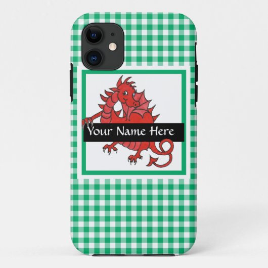 Fall des niedlichen Red Dragon iPhone 5/5 zum Pers Case-Mate iPhone Hülle (Rückseite)