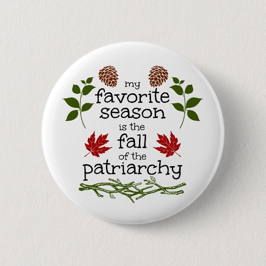 FALL des Patriarchy Button (Vorderseite)
