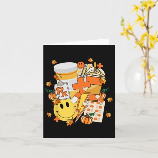 Fall des Pharmacy Tech Techniker Apotheker Karte (Gelbe Blume)