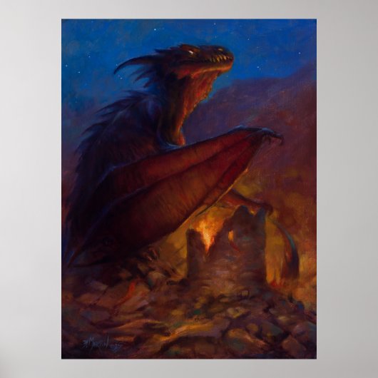 Fall des Roten Königs Poster (Vorne)