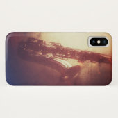 FALL DES SAXOPHON-FLIPPIGER JAZZ-IPHONE Case-Mate iPhone HÜLLE (Rückseite (Horizontal))