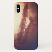 FALL DES SAXOPHON-FLIPPIGER JAZZ-IPHONE Case-Mate iPhone HÜLLE (Rückseite)