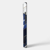 Fall des tropischen Hibiskus Navy iPhone Case-Mate iPhone Hülle (Rückseite / Links)