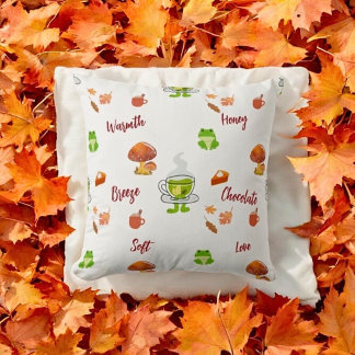 Fall design: autumn cozy decoration kissen