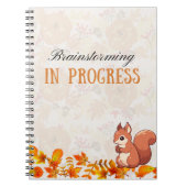 Fall Design Brainstorming im Progress-Notebook Notizblock (Vorderseite)