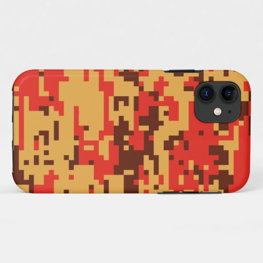 Fall Digital Camouflage Muster Case-Mate iPhone Hülle (Rückseite (Horizontal))