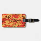 Fall Digital Camouflage Muster Gepäckanhänger (Vorderseite horizontal)