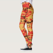 Fall Digital Camouflage Muster Leggings (Links)