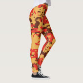 Fall Digital Camouflage Muster Leggings (Rechts)
