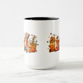 Fall Dog Tasse, Labrador Hund, Fall Vibes Tasse (Zentrum)