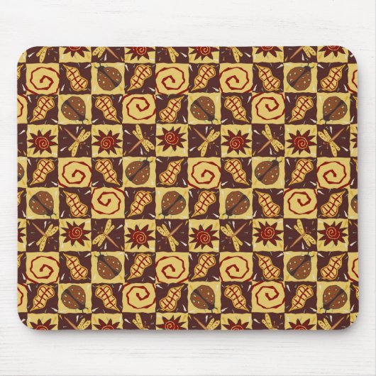 Fall Doodles Mousepad (Vorne)