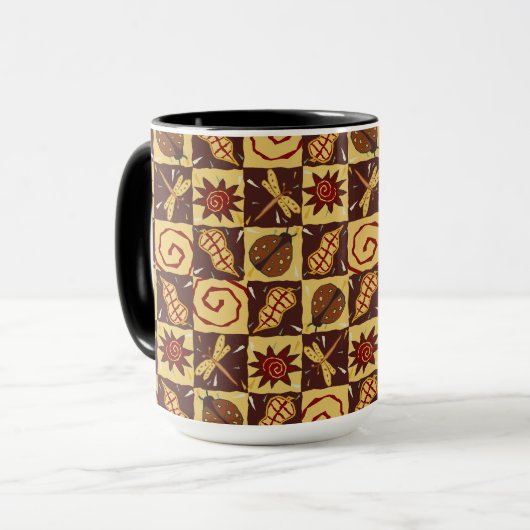 Fall Doodles Tasse (Vorderseite Links)