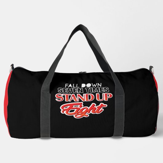 Fall Down Seven Stand Up Eight Duffle Bag (Vorderseite)