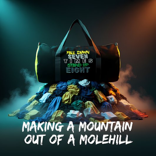 Fall Down Seven Stand Up Eight Duffle Bag