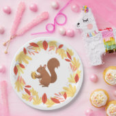 Fall Eichhörnchen mit Nut Pappteller (Party)