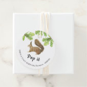 Fall Eichhörnchen - Pop! Wenn sie Pop Geschenkanhänger (Beispiel)