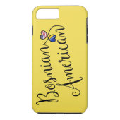 Fall eines bosnisch-amerikanischen Herzklopfs Case-Mate iPhone Hülle (Rückseite)