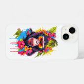 Fall "Einheit mit dem Universum" Ape iPhone 14 Hülle (Rückseite (Horizontal))