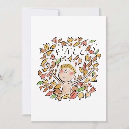 Fall Einladung (Vorderseite)