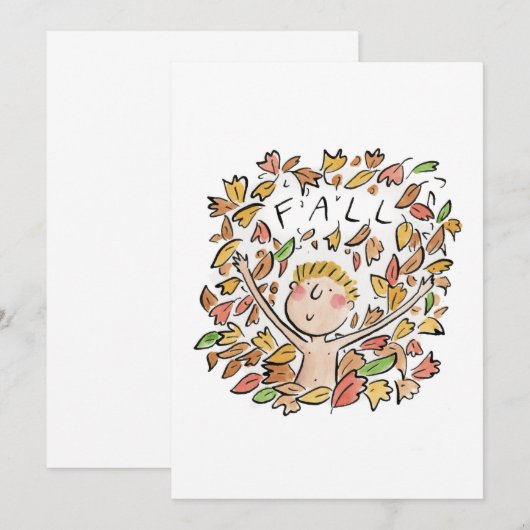 Fall Einladung (Vorne/Hinten)