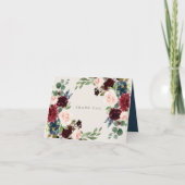 Fall Elegance Danke-Karte Karte (Vorderseite)