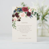 Fall Elegance Gifts Card Einladung (Stehend Vorderseite)