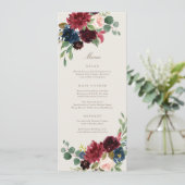 Fall Elegance Menu Menükarte (Stehend Vorderseite)