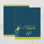 Fall Elegance Table Card 2 (Vorne/Hinten)