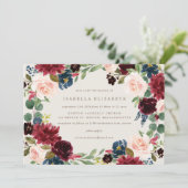 Fall Elegance Taufe Einladung (Stehend Vorderseite)