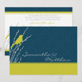 Fall Elegance Wedding Invitation Card Einladung (Vorne/Hinten)