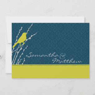 Fall Elegance Wedding Invitation Card Einladung