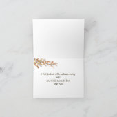 Fall Elegante Foto Collage Faltes Grußkarte Karte (Innenseite)