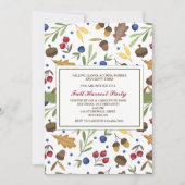 Fall-Element-Einladung Einladung (Vorderseite)