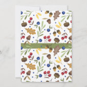 Fall-Element-Einladung Einladung (Rückseite)