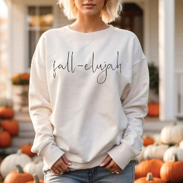 Fall-elujaa Trendy Minimalistisch Fall-Hallelujah Sweatshirt