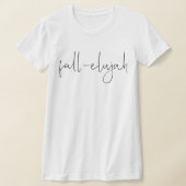 Fall-elujaa Trendy Minimalistisch Fall-Hallelujah T-Shirt (Ablage )