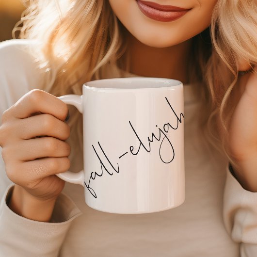 Fall-elujah (Hallelujah Es ist Fall) Kaffeetasse