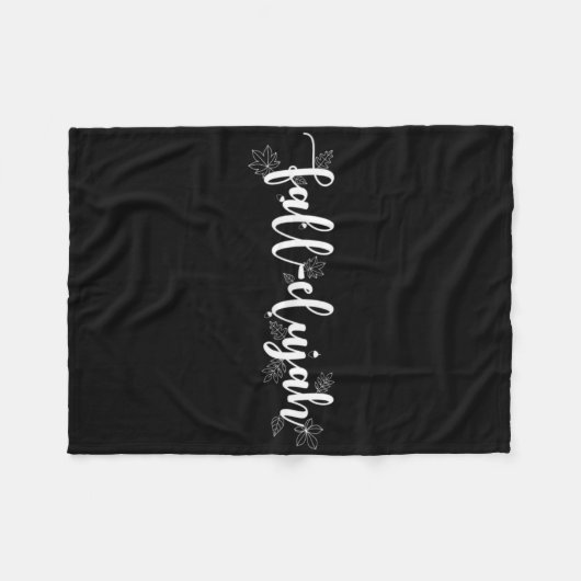 Fall-elujah T-Shirt Frauen Fall Liebe Herbst Blätt Fleecedecke (Vorderseite (Horizontal))