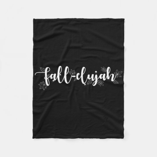 Fall-elujah T-Shirt Frauen Fall Liebe Herbst Blätt Fleecedecke (Vorderseite)