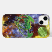 Fall Emerald Cosmic Dragon Case-Mate iPhone Hülle (Rückseite (Horizontal))